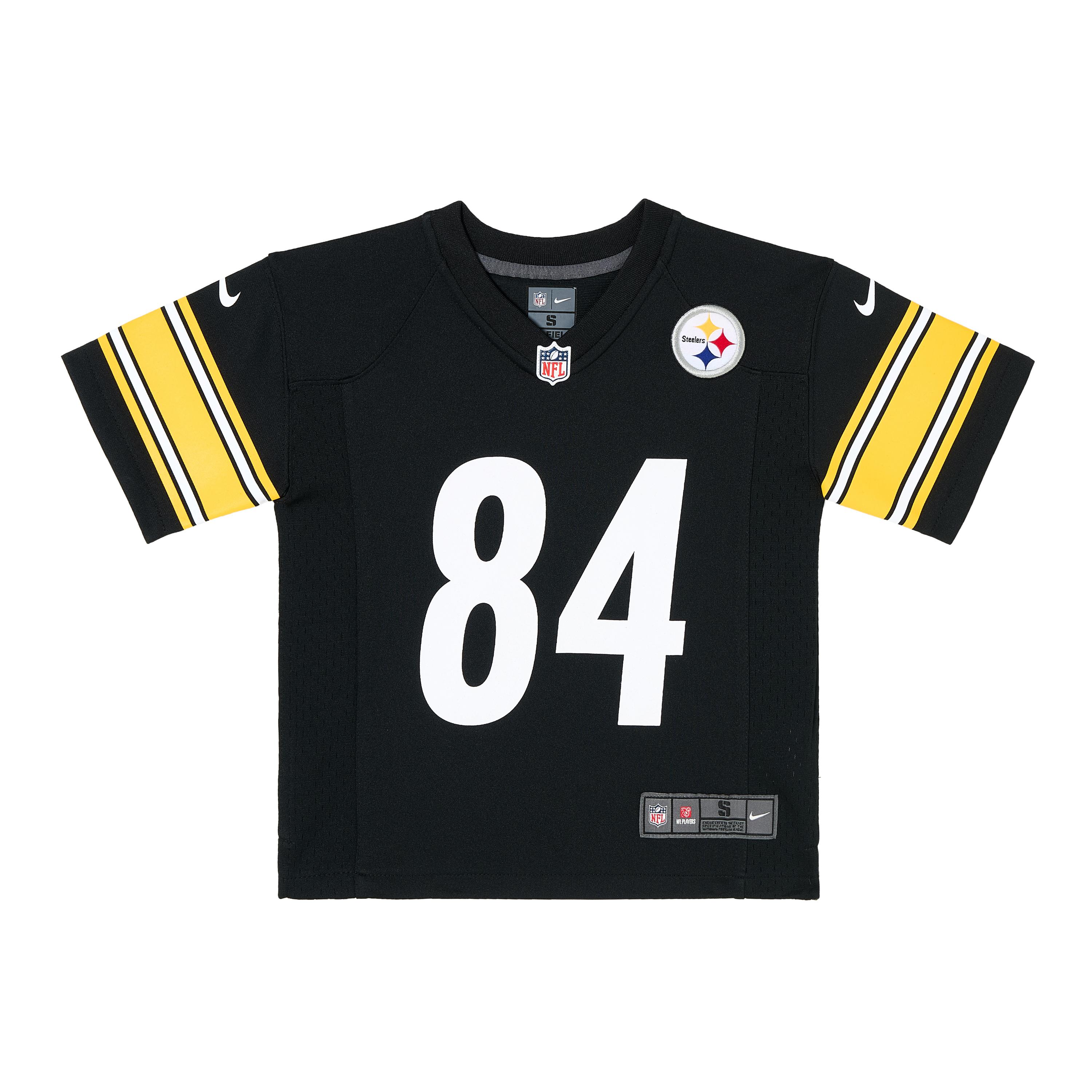 

Nike X NFL Collaboration Kids Quick-Dry T-Shirt 84 Sports V-Neck Striped Short Sleeve Kids Tops 3Z1B3N9P9-BROWN S