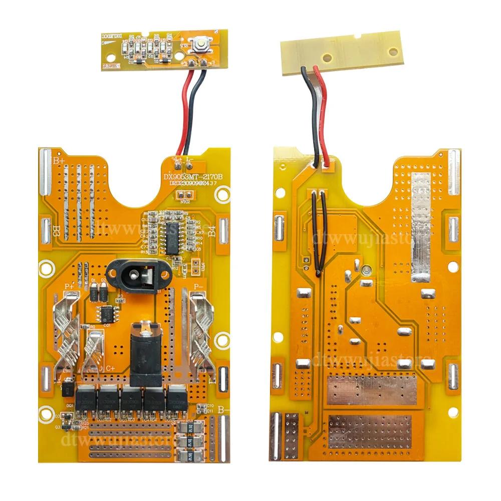 10 Cells 21700 Li-ion Battery Case Protection Circuit Board PCBA BMS for Lomvum Zhipu Hongsong Jingmi No Original For Makita Box