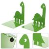 Decor Dinosaur Metal Bookend Support Holder Desktop Bookshelf 15x125x115cm Rack Stopper Green Student