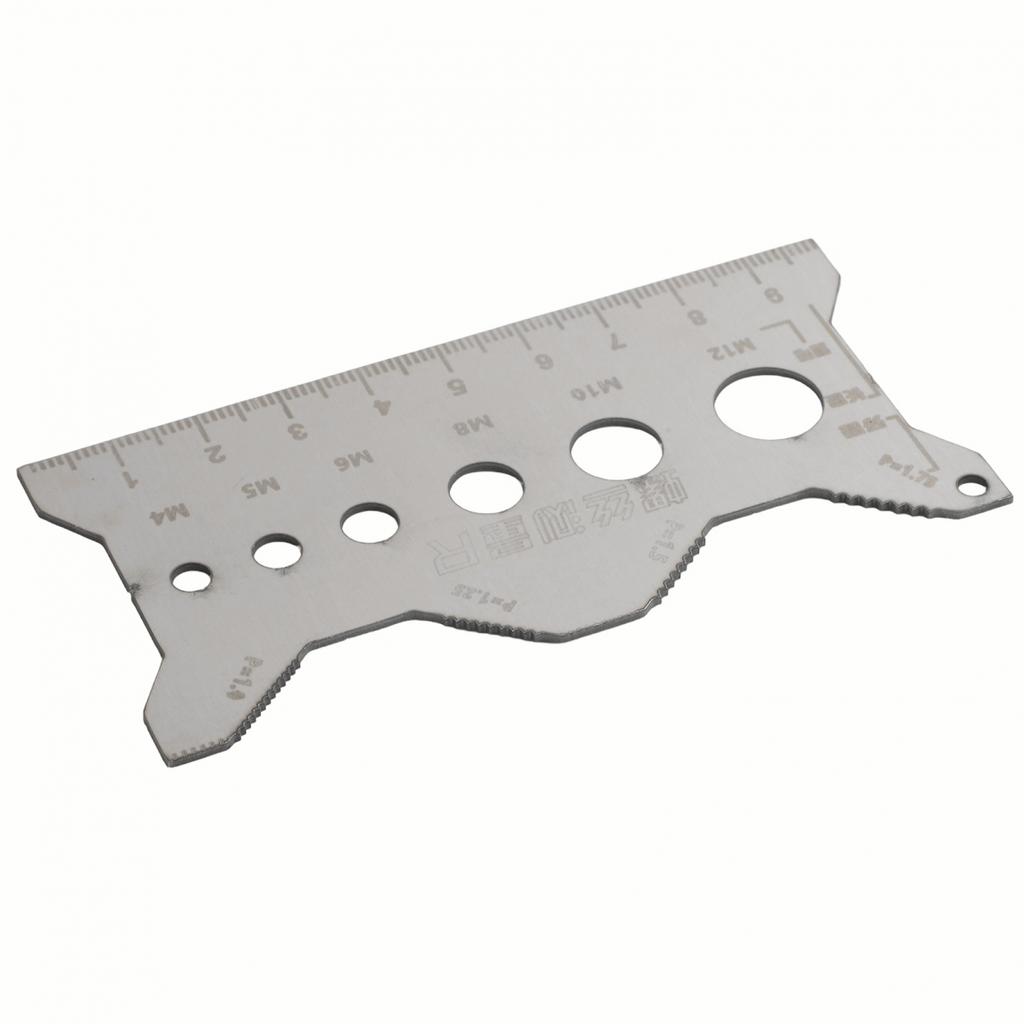 Portable Stainless Steel Screw Measuring Tool with Accurate Calibration