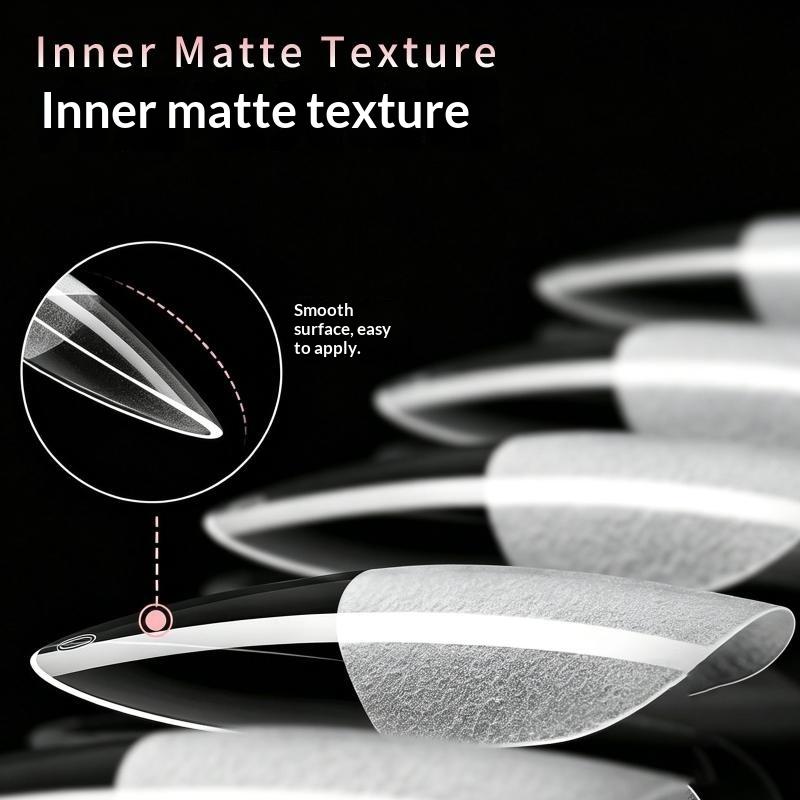 450Pcs Soft Gel Nail Tips Short Almond Nail Tips Full Cover False Nail Tips For Acrylic Nails Salon Home Press On Nails