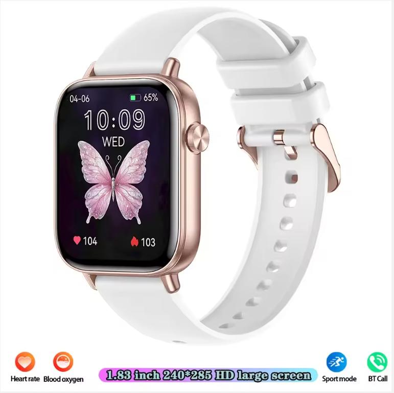 

Xiaomi 2025 Новые Смарт-часы Женский Подарок 1.83 HD Экран GPS Трек Монитор Сердечного Ритма Водонепроницаемые BT Звонок Спорт Смарт-часы