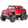 Maßstab 1:22 Benz G63 AMG 6x6 V12 Off-Road Black Pickup Modellauto, Spielzeugauto zum Zurückziehen aus Zinklegierung mit Sound und Licht für Kinder, Jungen und Mädchen als Geschenk