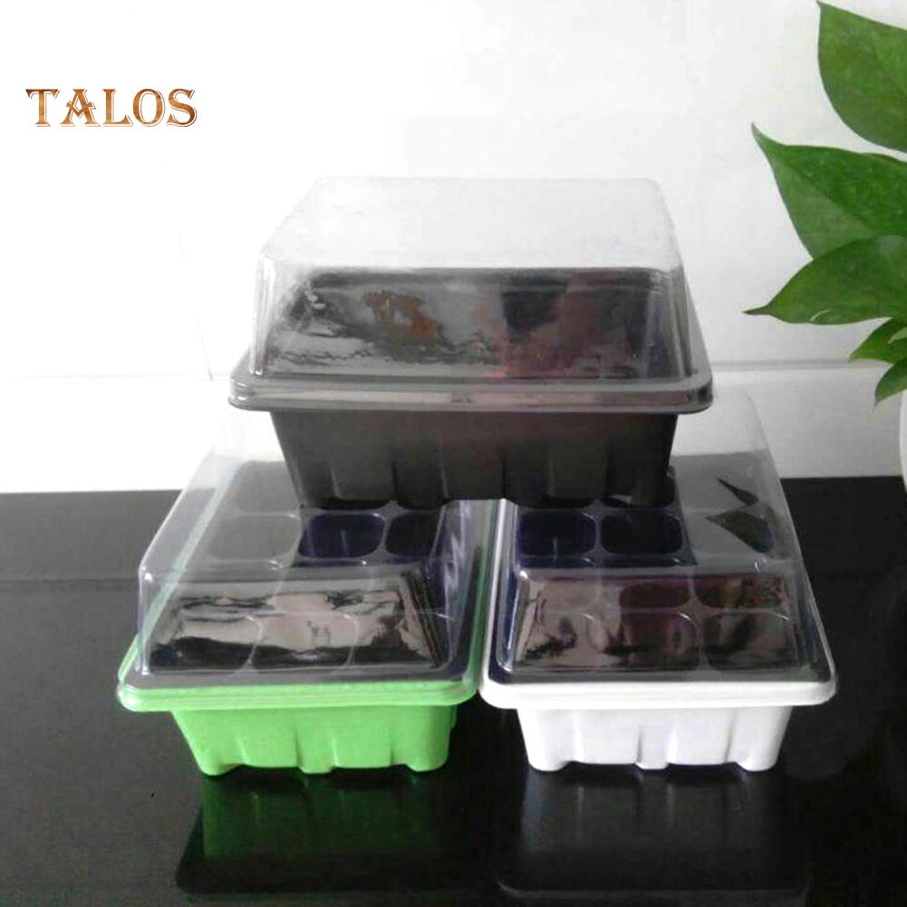 Garden 1L 12-Hole Garden Planting Se Eds Germination Box Nursery Pot Se Edling Case Tray