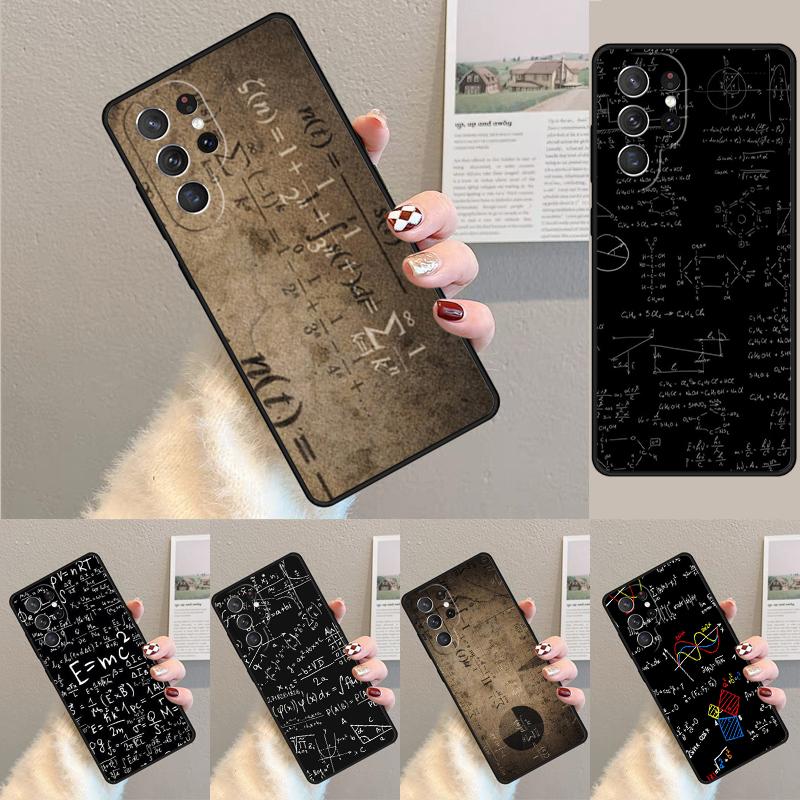 Math Formulas of Rubber Equations Silicone Phone Case For Samsung Galaxy Note 10 Pro S26 S25 S24 S23 S22 S21 Plus Ultra Cover