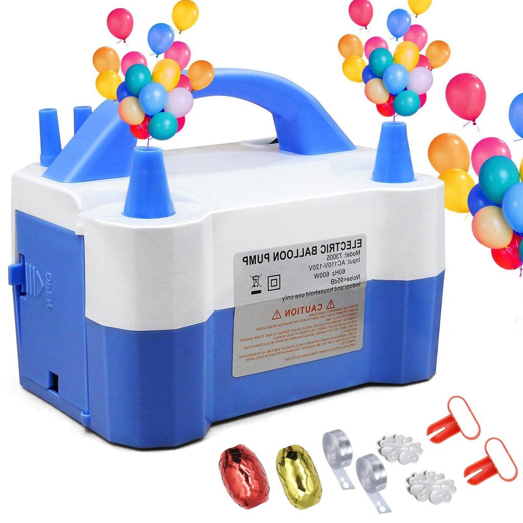 OBEST Balloon Inflator Air Pump Electric Air Pump Balloon Air Pump Portable Electric Balloon Blower Pump with Wire Cord Automatic Balloon Blower 2 Air