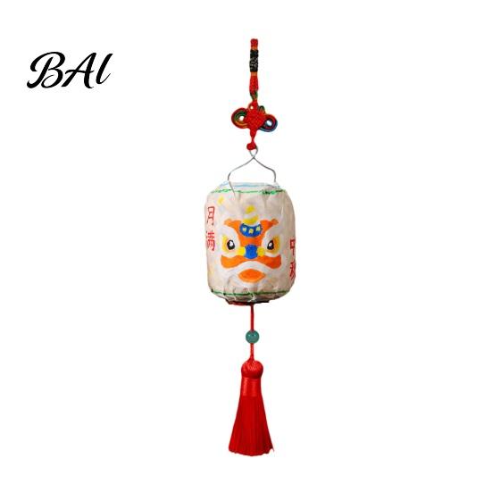 Oil Paper Lantern Bamboo Weaving Kit, DIY Painting Mini Crafts for Portable Night Festivals Mid-Autumn Festival, Handmade Handheld Assembly A