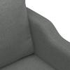 Vidaxl 2-Seater Sofa, Dark Grey, 140 Cm, Upholstered In Fabric