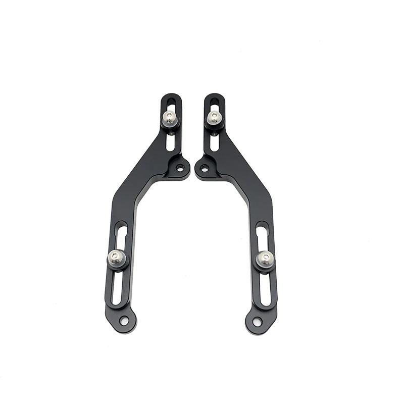 Motorcycle Windscreen Adjusters Airflow Adjustable Windscreen Wind Bracket For HONDA NC750X NC 750X NC750 X 2021 2022 2023 чёрный