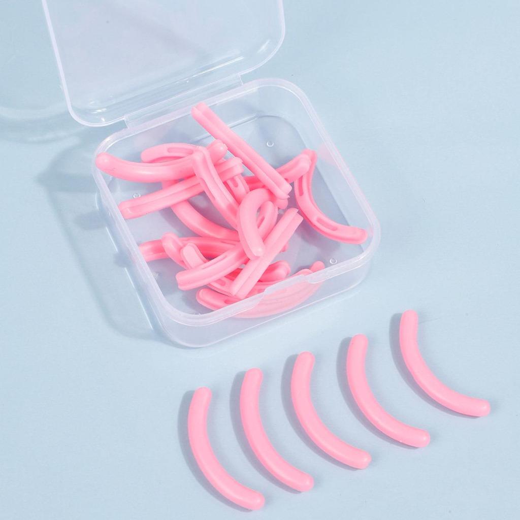 Multi-Color Durable Silicone Eyelash Curler Replacement Pads - High Elasticity and Long-Lasting