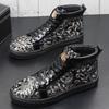 Fashion Men Fashion Casual Ankle Boots Spring Autumn Rivets Luxury Brand Sneakers Male High Top Punk Style Shoes Zapatos Hombre a8