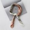 Scarf with print, women' synthetic silk, gift scarf, 70x70