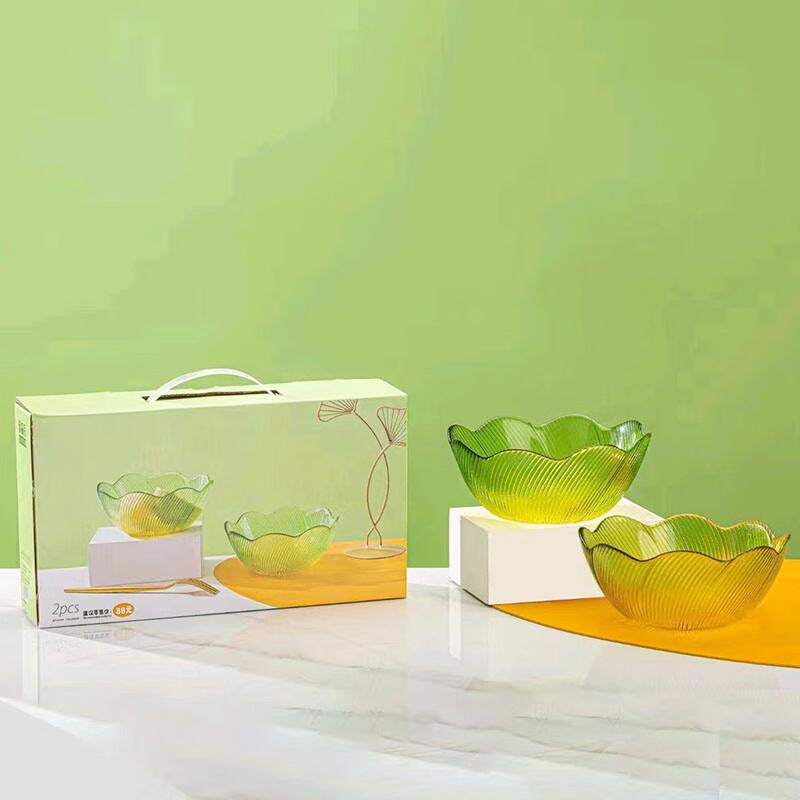 

Colorful Gradient Glass Bowl Set