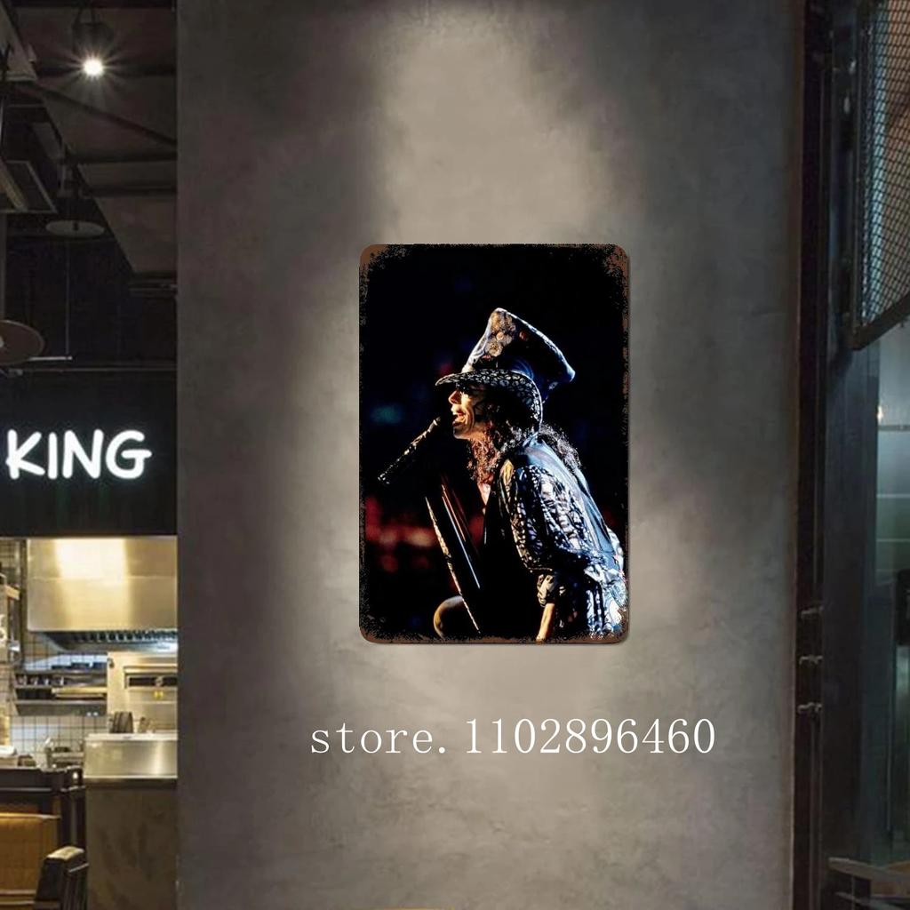 Steven Tyler Metal Plaques & Signs wall decor Vintage Tin Signs Captain Metal Poster Decor for Bar Pub Club Wall Decoration