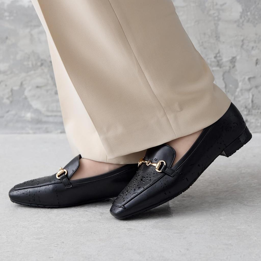 Himiko Rainbit Black 230 Water-Resistant Loafers/644105