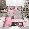 Homewish Grunge Ombre Duvet Cover Set 2pcs/3pcs, Watercolor Oil Painting Bedding, Modern Abstract Minimalist Quilt Cover Set