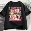 Ich liebe ältere Frauen Lustiges Meme Herren 100% Baumwolle Shirt Y2k Harajuku Grafik T-Shirts Unisex Kurzarm Damen Streetwear T-Shirt
