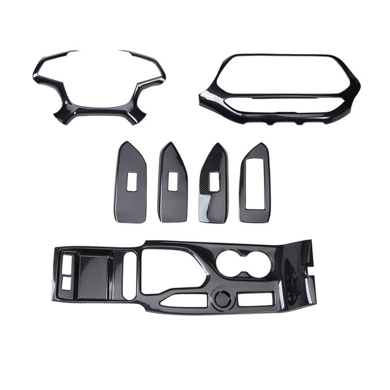 GAC GS4 15-17 Carbon Fiber Handbrake Frame & Steering Wheel Console Decorative Stickers