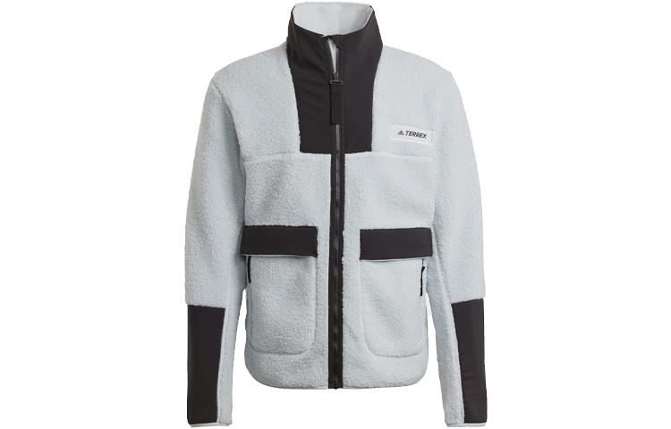 Adidas Jackets Men s Light Blue Stand Collar Thickened Other GI7381 L