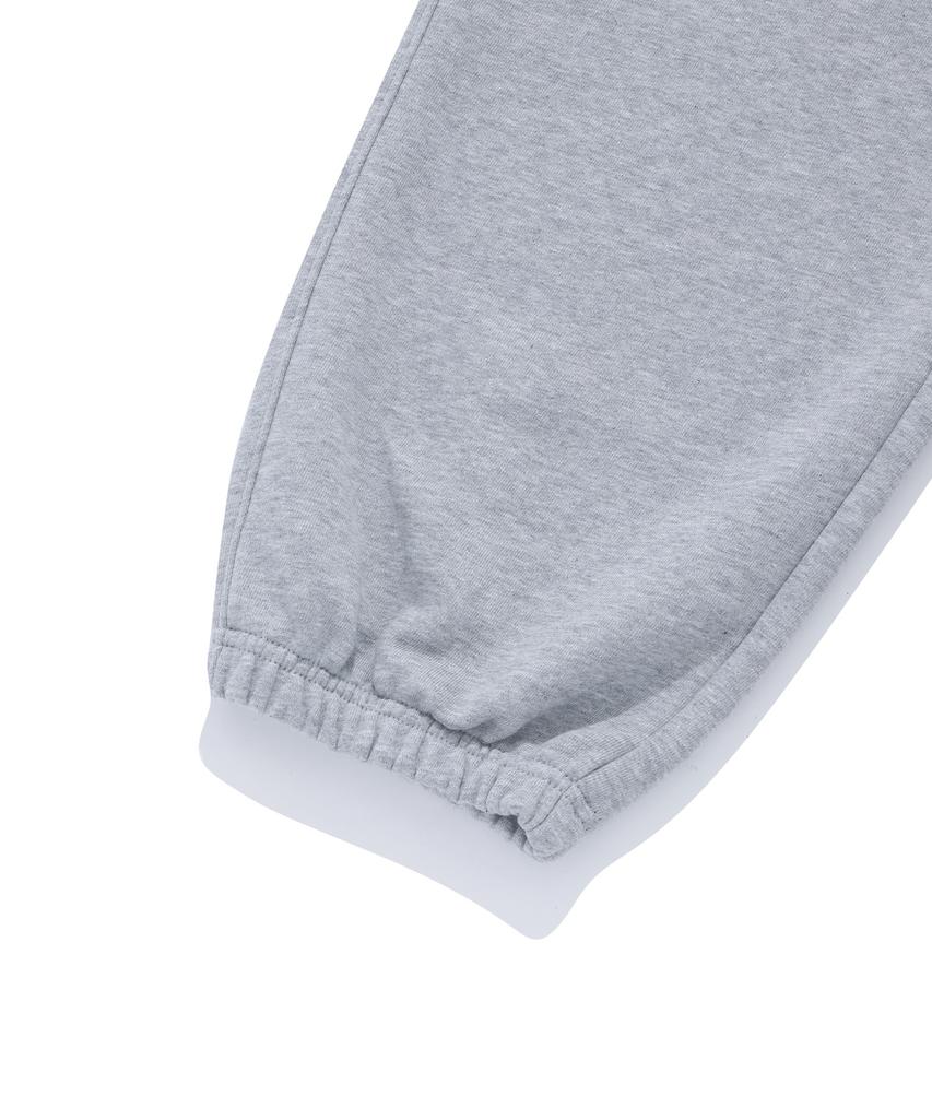 COVERNAT C Logo Sweat Wide Jogger Pants Melange Grey