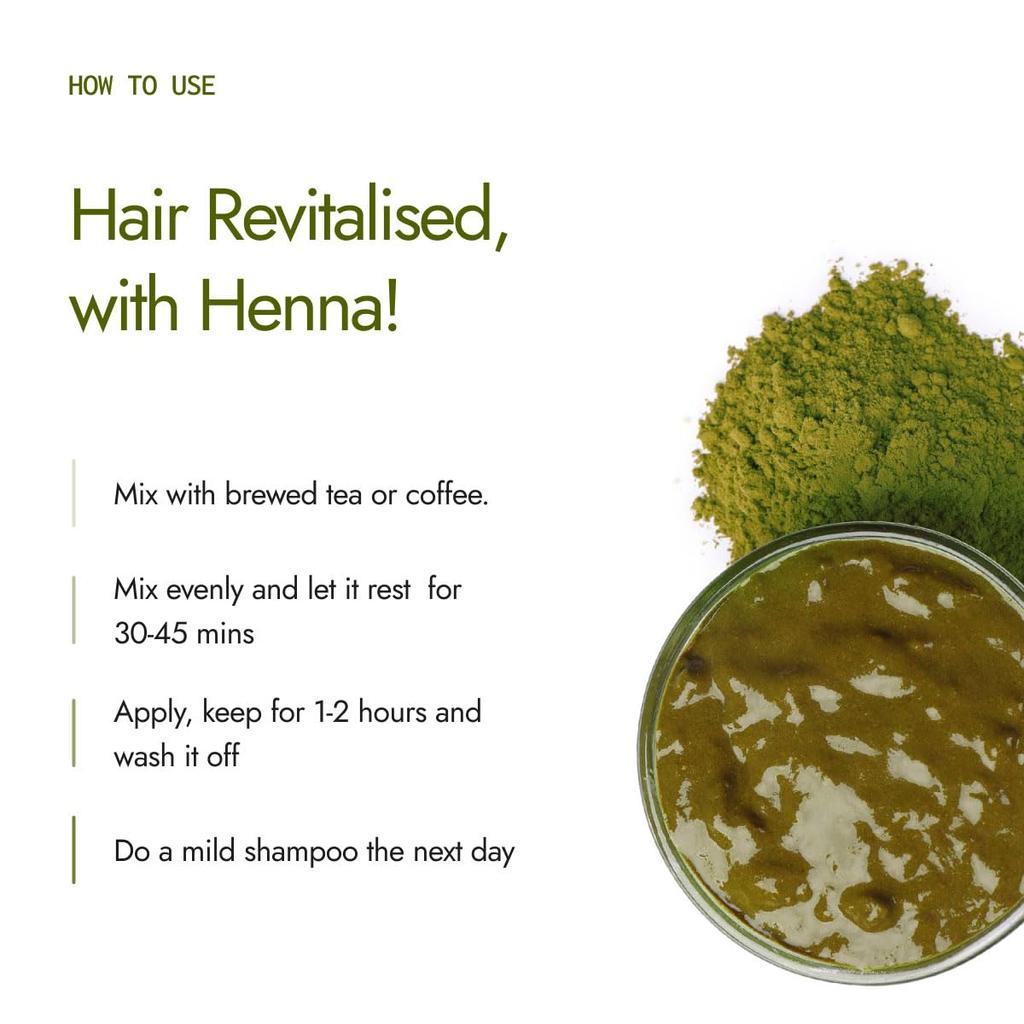 Kapiva Hair Rituals Organic Henna Powder 100 g X Pack of 2 Natural Hair Coloring & Conditioning Herbal Hair Care Powder
