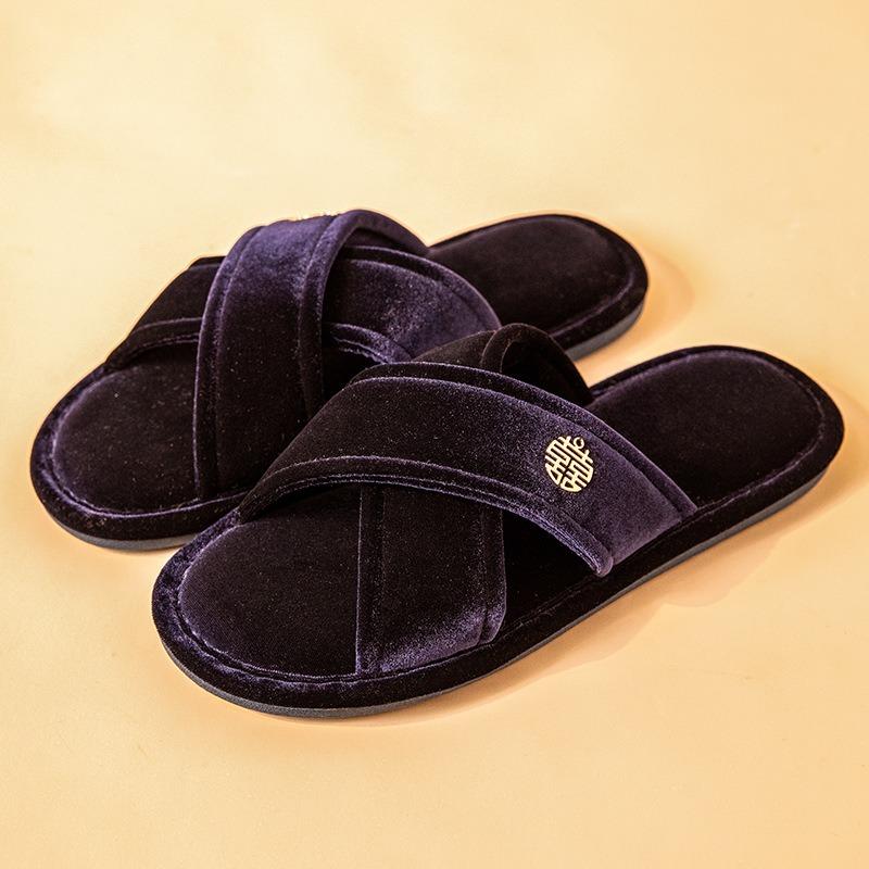 

Свадебные тапочки Красные свадебные тапочки Пара свадебных свадебных праздничных приданых жених и невеста открытые тапочки 44-45 (Suitable for 43-44) синий