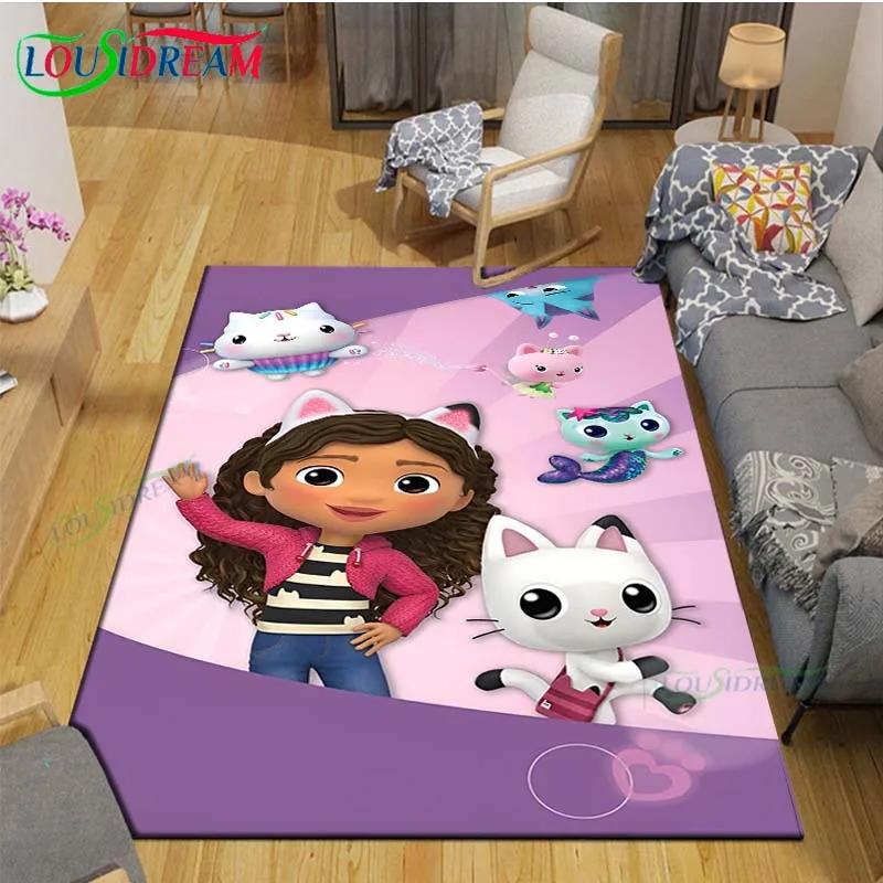Roztomilý kreslený G-Gabby Domečky pro panenky Roztomilý koberec Venkovní koberec Plošný koberec Protiskluzový koberec Dekorace do ložnice Koberec do obývacího pokoje Dárek