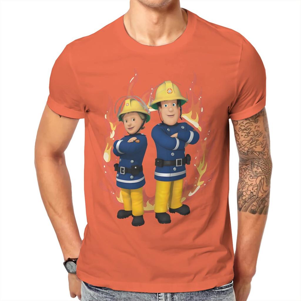 Fireunisex Sam Anime Wallace And Gromit Tshirt Graphic Unisex Tops Vintage Alternative Summer Cotton Clothes Harajuku T Shirt