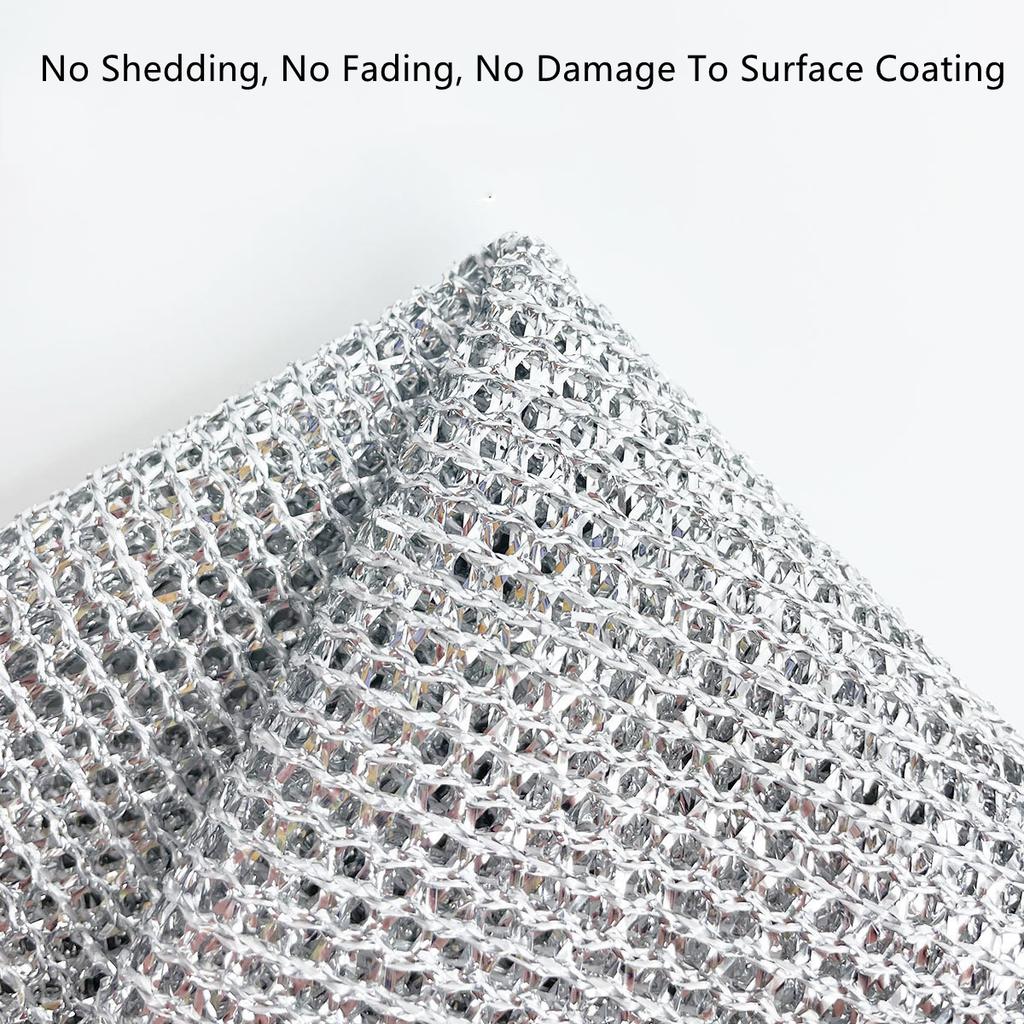 New Thickened Cleaning Cloth Kitchen Magic Dishwashing Towel Metal Steel Wire Cleaning Rag Microwave Stove Clean Tool Dish Cloth