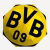 BVB, Logo Automatic Opening and Closing, 8 Rib Structure Portable Umbrella, Suitable for Men and Women In All Seasons  Perfect Gift for Holi