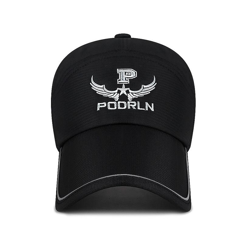 Casquette de baseball d'été pour homme à bande réfléchissante et à longue visière, pour l'extérieur, l'alpinisme, pare-soleil, protection solaire, pêche, maille respirante