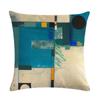 Modern Geometric Creative Graffiti Digital Printing Short Plush Pillow Covers For Car Sofa Office Cushion Cover Home Goods