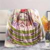 Demon Slayer Tanjiro Print Flannel Blanket, Ultra Soft High Quality All Seasons Warm Throw, Home Decor Cozy Blanket, Perfect Christmas Gift