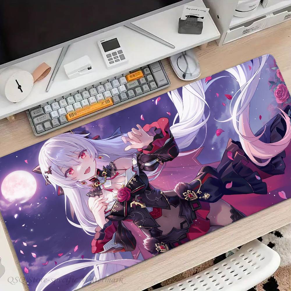 Theresa Apocalypse H-Honkai Impact 3 ANIME Mousepad Non-slip Suitable For Office Computers Laptops E-sports Game Desk Mats XXL