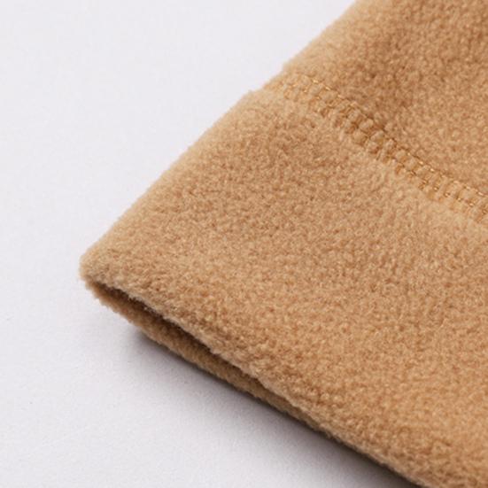 2Pcs/Set Winter Hat Scarf Set Solid Color Polar Fleece Thickened Riding Hat