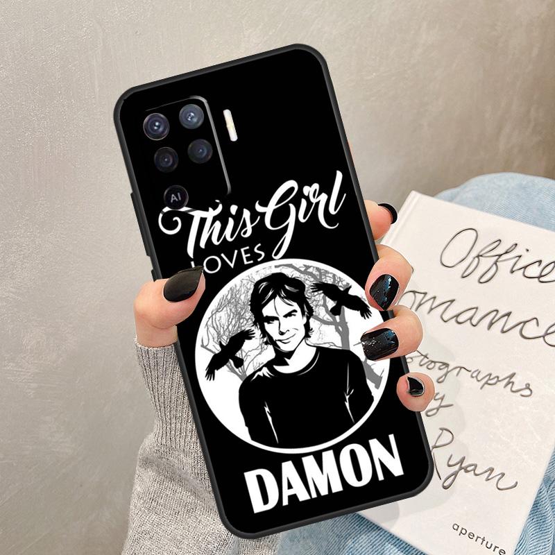 Θήκη Damon Vampire Diaries Για Oppo A5 Pro A15 A17 A57 A77 A94 A74 A54 A16 A76 A96 A40 A60 A80 A18 A38 A58 A78 A98