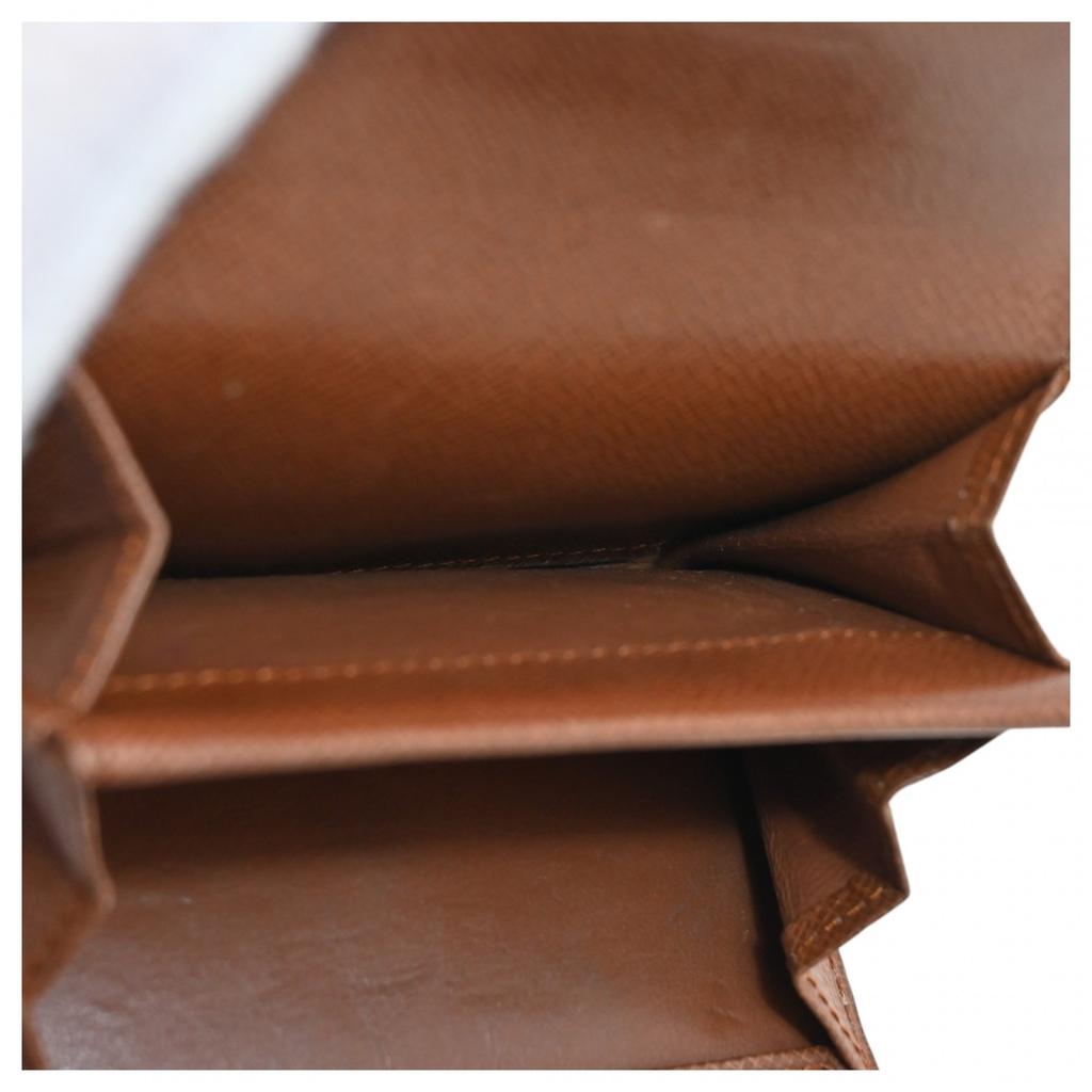 Auth LOUIS VUITTON Monogram Portemonnaie Plat Coin Purse M61930 lv7714se