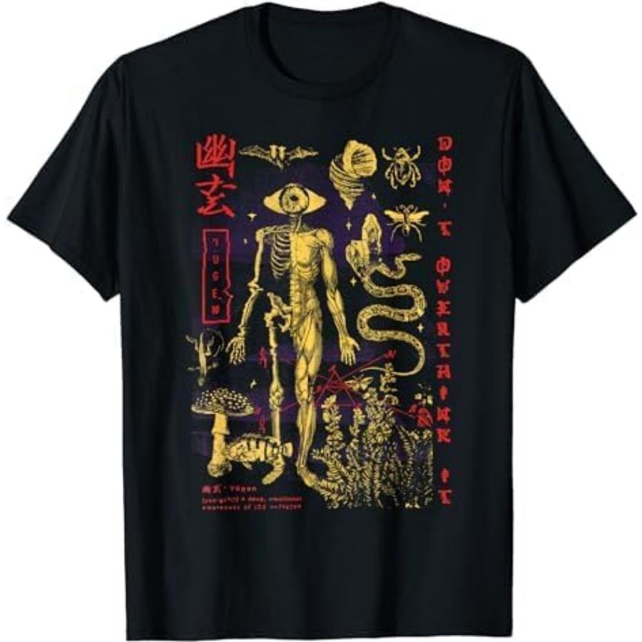 Japanese Yugen Surreal Glitchy Vaporwave Gothic Grunge Art T-Shirt TDS Mens Womens Tank Top Sweatshirt Hoodie Longsleeve Black XXXXXL разноцветный
