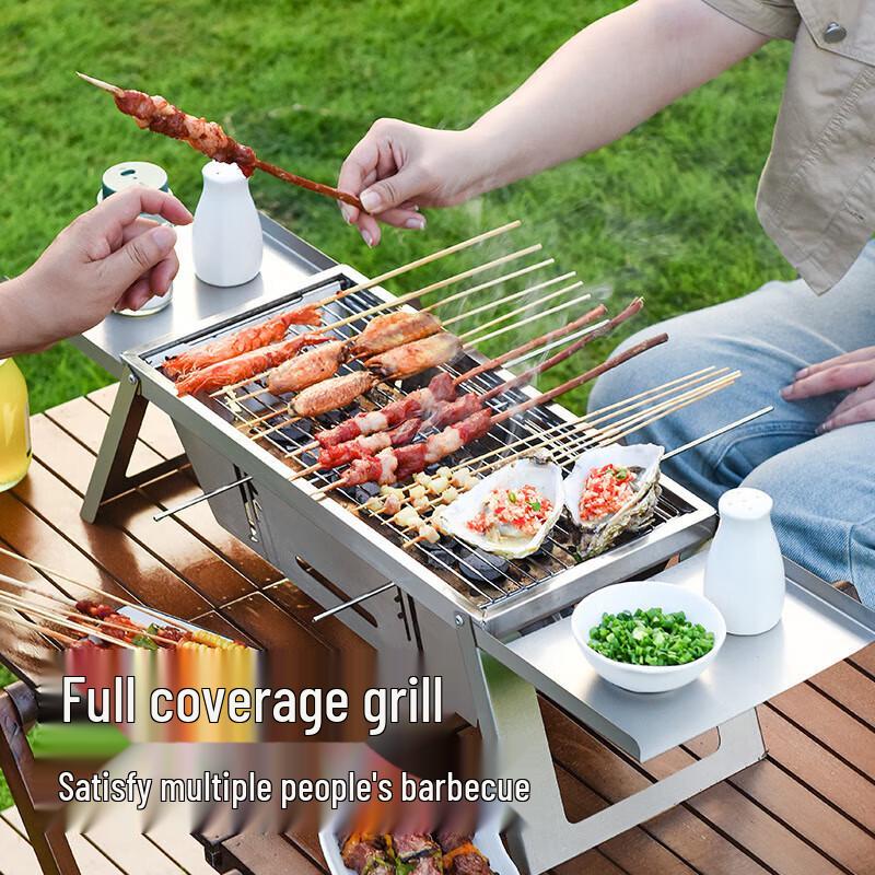 Shizhi Outdoor Foldable Stainless Steel BBQ Grill
