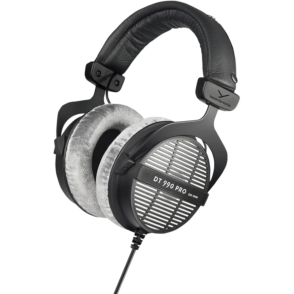 Beyerdynamic DT 990 Pro 250 Ohm Over-Ear Studio-Kopfhörer für Mixing, Mastering, Editing