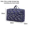 Storage Tote With Zippers & Carrying Handles, Heavy-duty  Moving Bags - GXCC