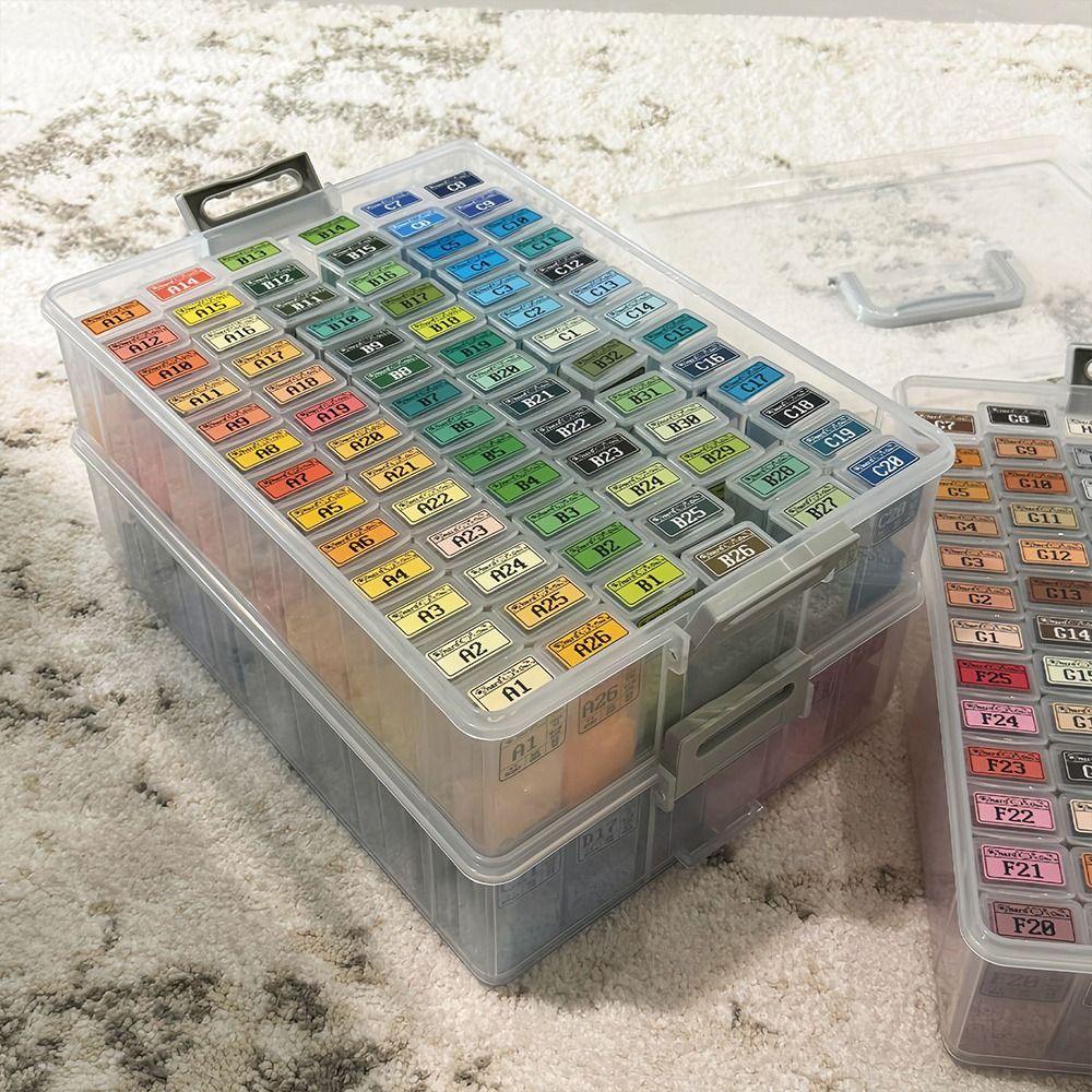 Durable Clear Perler Beads Storage Boxes Mini Rectangle Diamond Embroidery Accessories Drill Box DIY Storage Box