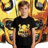 Transformers Bumblebee Trendy Mecha Print Kids T Shirt Boys Girls Casual Soft Breathable Top