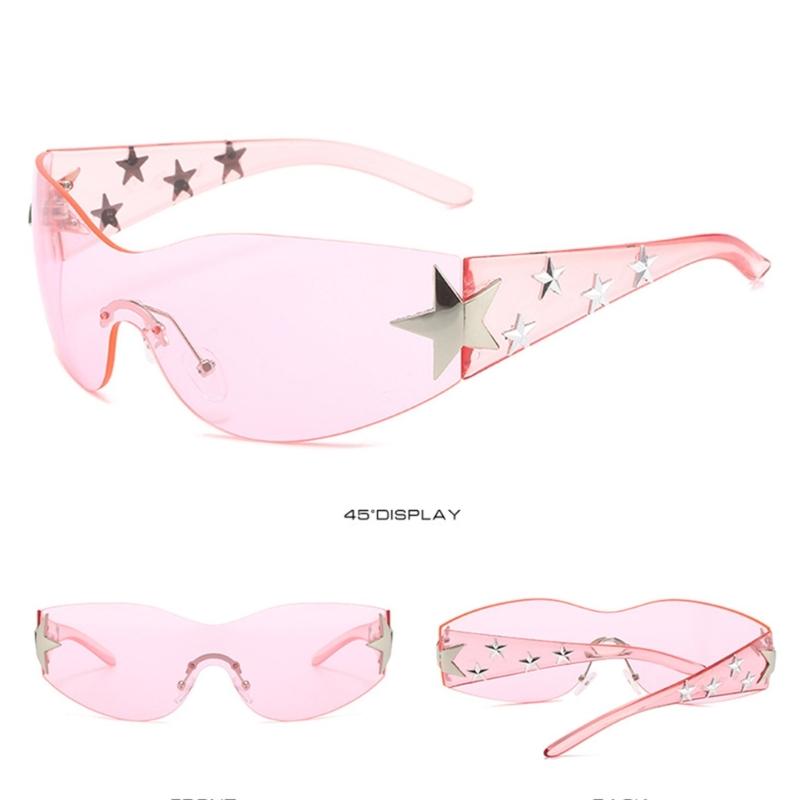 Coole Sonnenbrillen für Mädchen Jungen Outdoor-Bekleidung Reise Futuristen Sonnenbrille Star Futuristen Brille Mädchen Jungen Shades