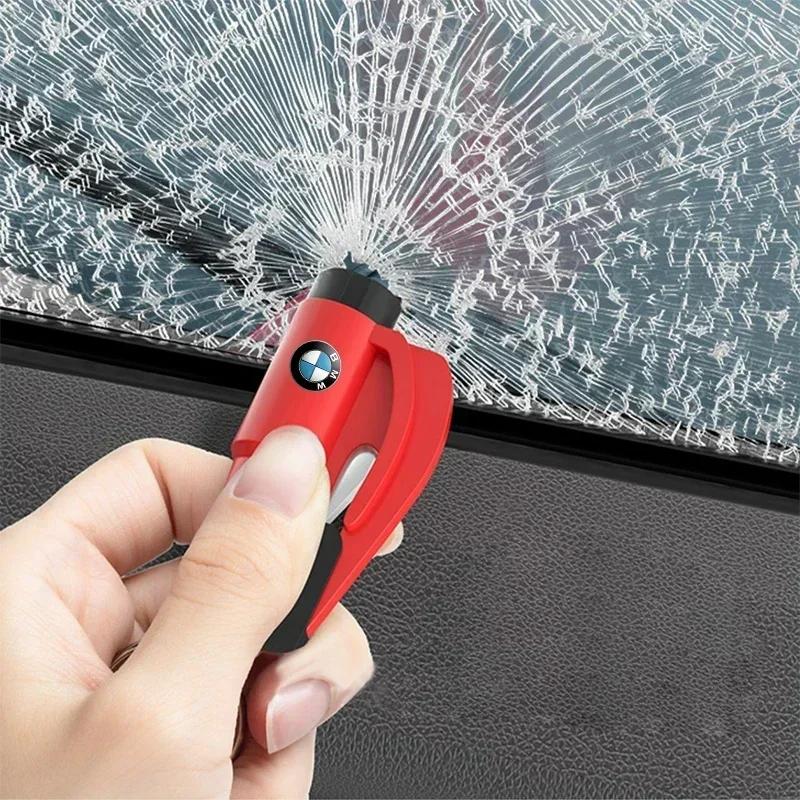 Martelo de Segurança para Carro 3 em 1 Quebra-Vidros de Emergência Automotivo Ferramenta para Carro Para BMW E39 E46 E90 E36 E60 E34 E30 F30 X1 X3 X5 X6 71 E92