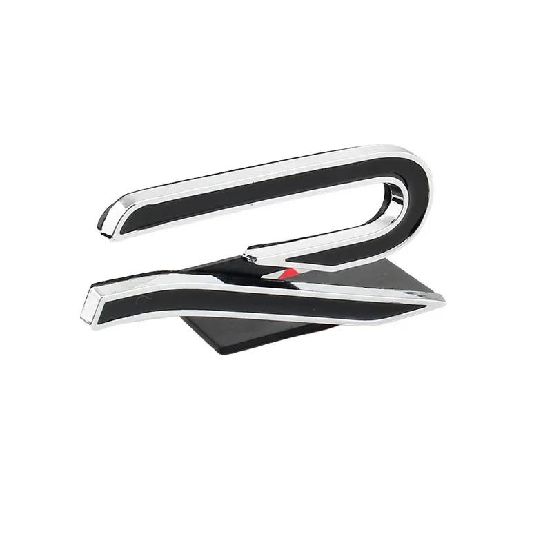 1Pc Metal R Car Front Grille Emblem Stickers Decals for Volkswagen VW Golf 5 6 7 8 R LINE Beetle Passat Tiguan Jetta Accessories
