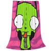 Invader Zim Gir Blanket Velvet Textile Decor Multifunction Super Warm Throw Blankets for Bed Couch Bedding Throws