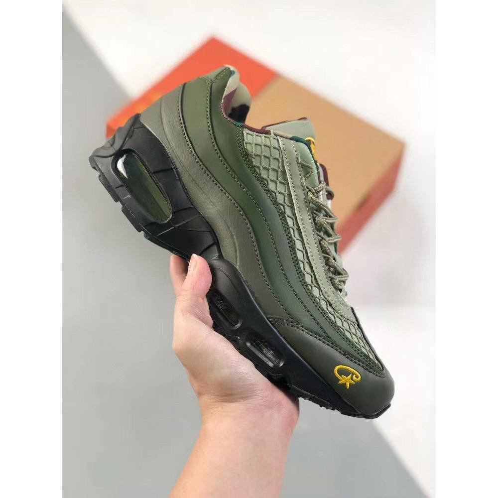 

2025 new men s shoes retro air cushion shoes elastic cushioning women s shoes running shoes 40 зелёный