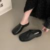 Bailamos Women Split Toe Slippers Round Toe Shallow Lazy Boat Slingback Mules Shoes Tabi Ninja Slip On Flats Soft Loafers Mujer
