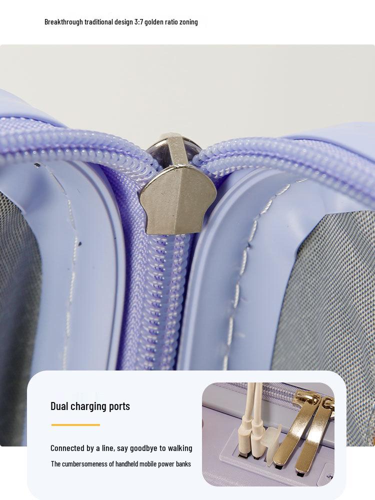 Evrensel Tekerlekli ve Şifreli Kilitli Ekstra Büyük 26 İnç Öğrenci Tekerlekli Çanta - Kalın, Dayanıklı ve Sağlam